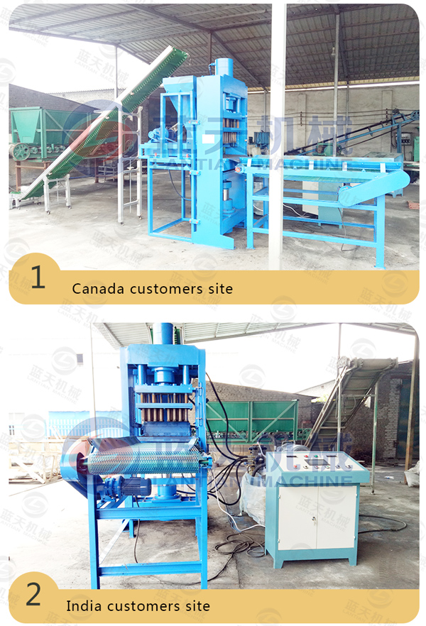 charcoal briquettes pressing machine