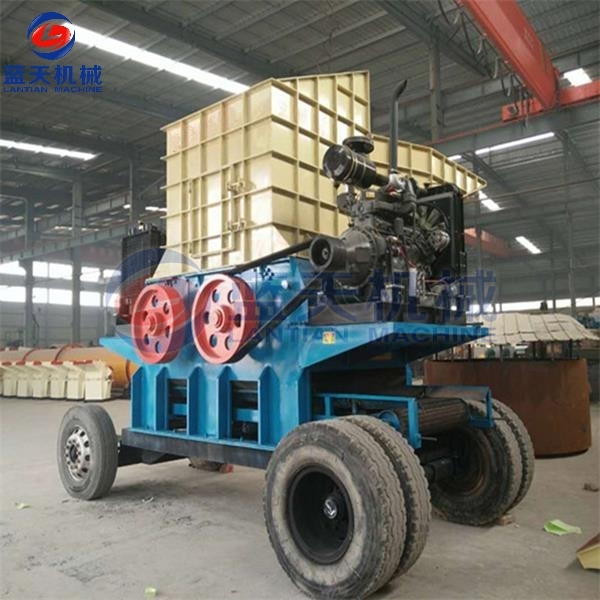 Vertical Tree Pier Crusher Machine