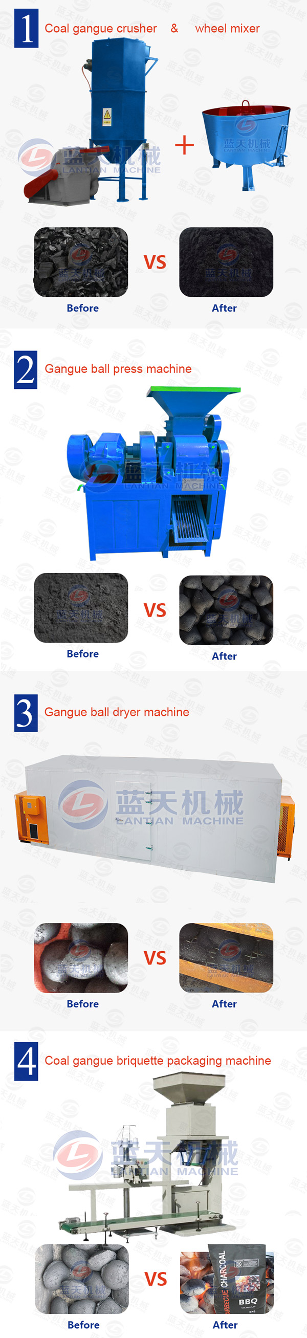 Gangue Ball Press Machine