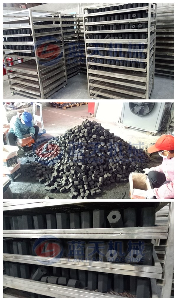 Charcoal Briquette Dryer